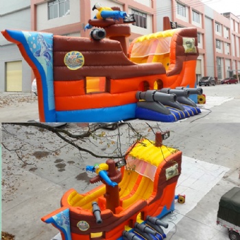 Kids Pirate Ship Inflatable For Sale