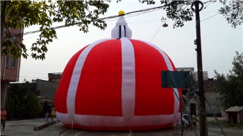  Inflatable mocked up building tent Italy	