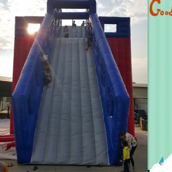  Inflatable Excited Free Fall Platform Tower Slide	