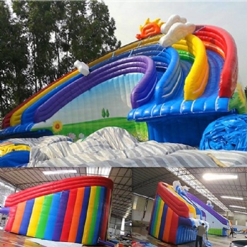  Giant inflatable Rainball water pool slide	