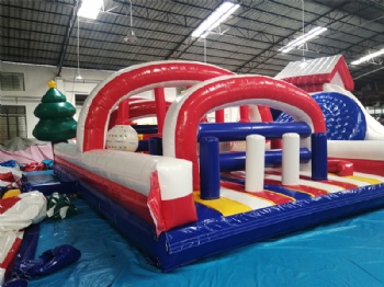  Santa Theme Obstacle Course For Christmas 5K Party	
