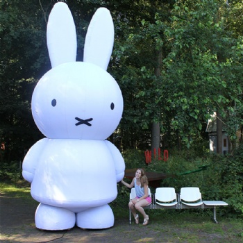 Custom 5m Cute Rabbit Animal Inflatable Bunny Easter For Sale