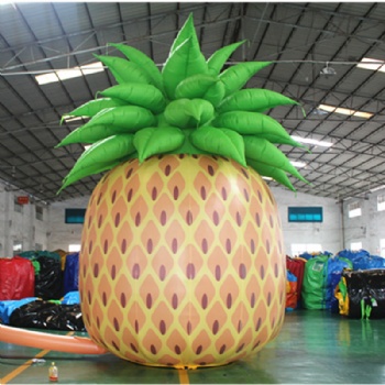 Cute pineapple inflatable, available glowing
