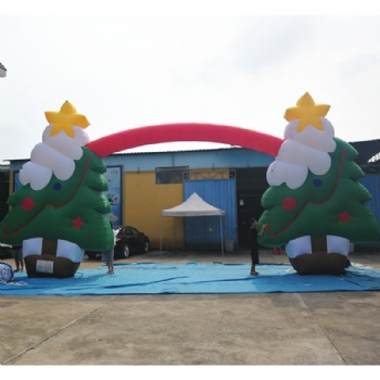  Christmas tree arch Inflatable for event	