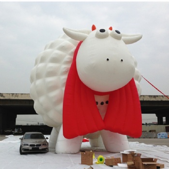 Inflatble animal cartoon sheep for industrial promotions