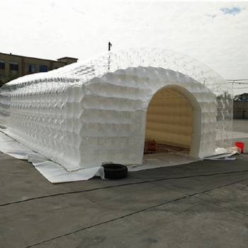 Custom Design Arch Roof Airight Tent With Clear Washable Cover	