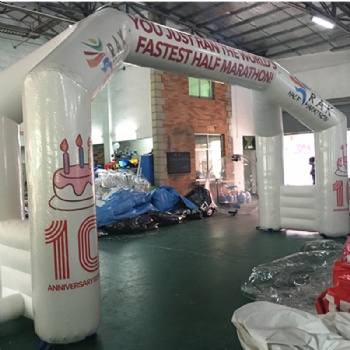 Extra-stable With Sponsor Logo Inflatable Gateway For Marathon Race