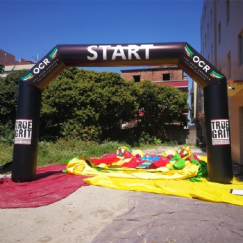 Inflatable race start and finish arch with Logo printed