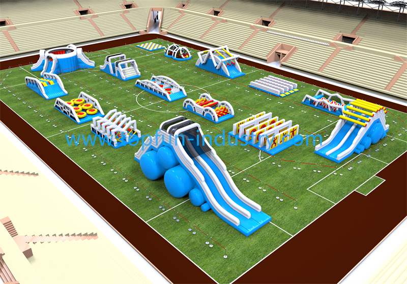All In One Inflatable 5K Obstacle Courses For Kids