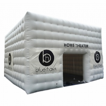 Industrial Square Inflatable Building With Printed Logo