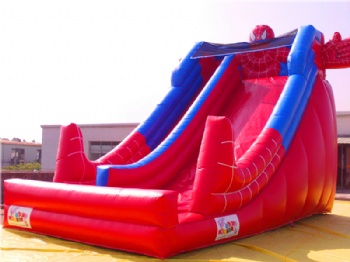  Kids Spiderman Slide Inflatable For Sale	