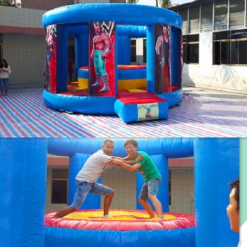 The Gradiator arena and boxing ring inflatable