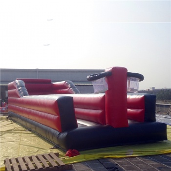 Racing bungee run inflatable