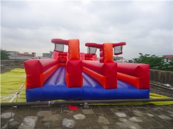  Racing bungee run inflatable	