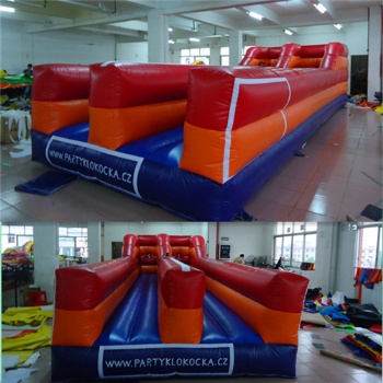  Racing bungee run inflatable	