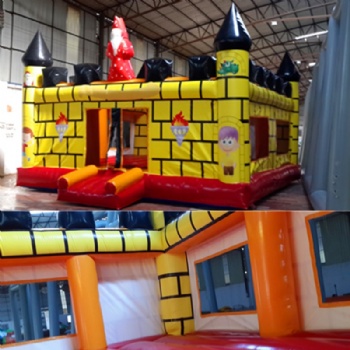  Inflatable gost jumping house for Christmas	