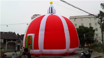  Inflatable mocked up building tent Italy	