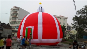  Inflatable mocked up building tent Italy	