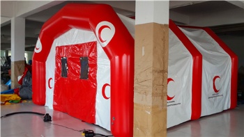  Movable Inflatable air sealed Hospital tent	