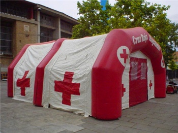  Movable Inflatable air sealed Hospital tent	