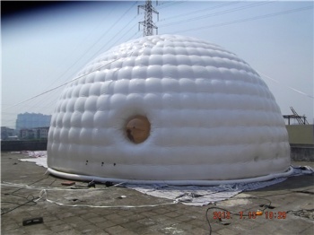  White Inflatable sealed dome tent Germany	