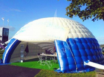  White Inflatable sealed dome tent Germany	