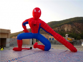  inflatable cartoon model spiderman and American Capitain	