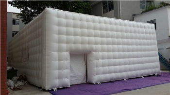  White Inflatable Cube Tent For Event	