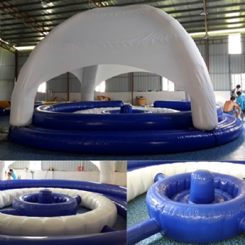  Customized Inflatable floating leisure room for event	