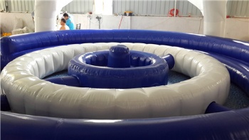  Customized Inflatable floating leisure room for event	