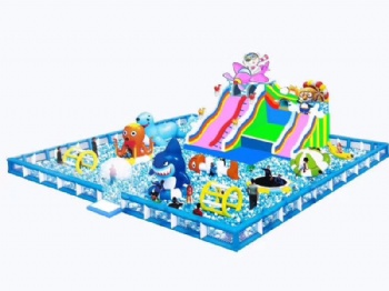  Kids Inflatable Shopping Market theme Park	