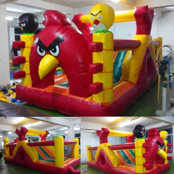  Kids Angry Bird Theme Park Inflatable Isreal	