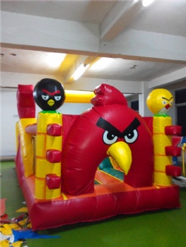  Kids Angry Bird Theme Park Inflatable Isreal	