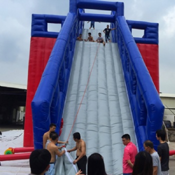  Inflatable Excited Free Fall Platform Tower Slide	