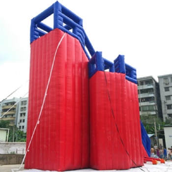  Inflatable Excited Free Fall Platform Tower Slide	