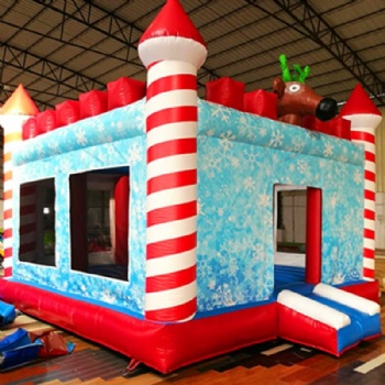  Inflatable gost jumping house for Christmas	