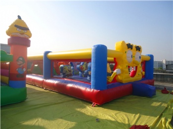  Kids Inflatable Spongebob Theme Park	