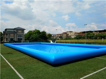  PVC Inflatable Square Water Pool	