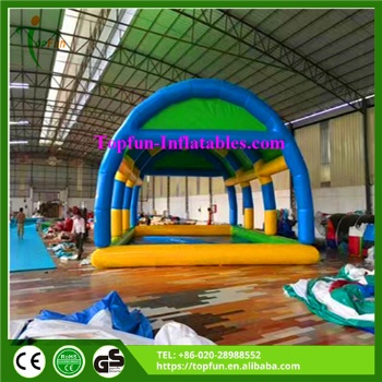  PVC Inflatable Square Water Pool With Cover	