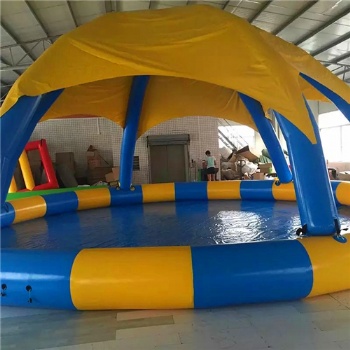  Inflatable Square Water Pool With Cover	