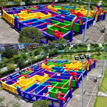  outdoor inflatable Maze Playground	