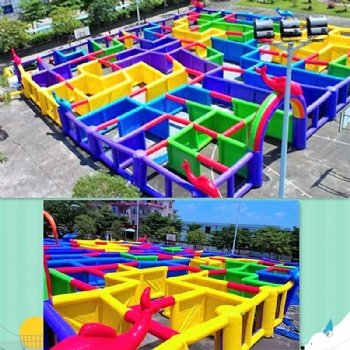  outdoor inflatable Maze Playground	