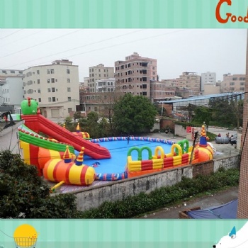  Animal inflatable dragon water pool slide	