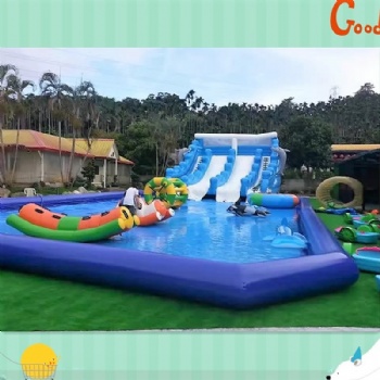  Freoen Inflatle water pool slide	