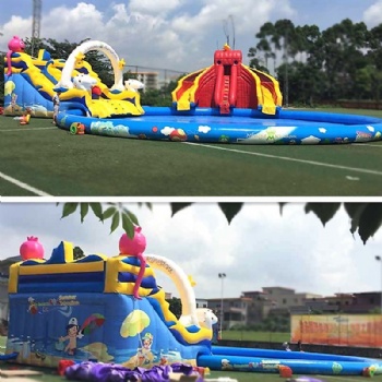 Inflatable Animal Cartoon pool slide water park