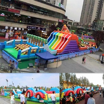 The King Kong Inflatable Forest Adventure Obstacle