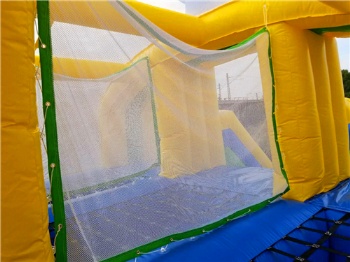  100m 10 Sections Inflatable Forest Theme Funland	