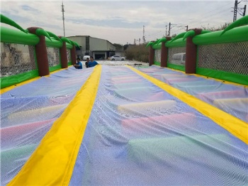  100m 10 Sections Inflatable Forest Theme Funland	