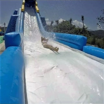  Exciting Inflatable long slip slide adventure	