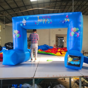 Custom Cheap Infaltable Birthday Arch For Kids Birthday Party